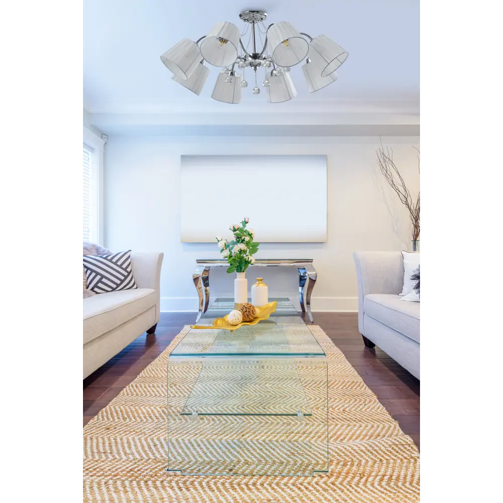 DE CITY Люстра Лацио - 8-рожковый потолочный светильник с тканевыми плафонами 82312597 STLM-0024437 - Вид №10