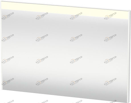 BR700301818 Brioso Зеркало с подсветкой Белый матовый, декор Duravit