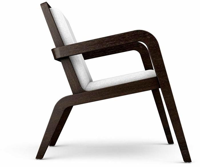 Prieto Studio Кресло из дерева с подлокотниками  Umb001  - Вид №4