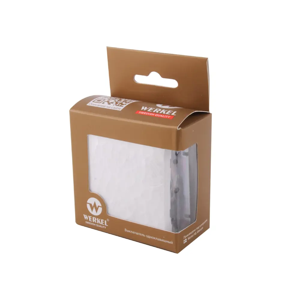 Выключатель проходной встраиваемый Werkel Hammer 1 клавиша цвет белый STLM-2059690 - Вид №2