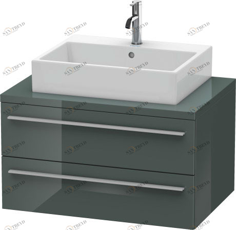 XL541703838 X-Large Тумбочка для консоли Доломитово-серый глянцевый лак Duravit