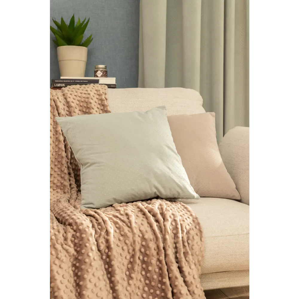 Подушка Merida 45x45 см цвет серо-голубой SEASONS STLM-2119657 - Вид №3