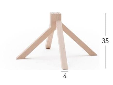 Круглый журнальный столик с каркасом из ореха или бука Billiani Grapevine ARCH-00139782 - Вид №4