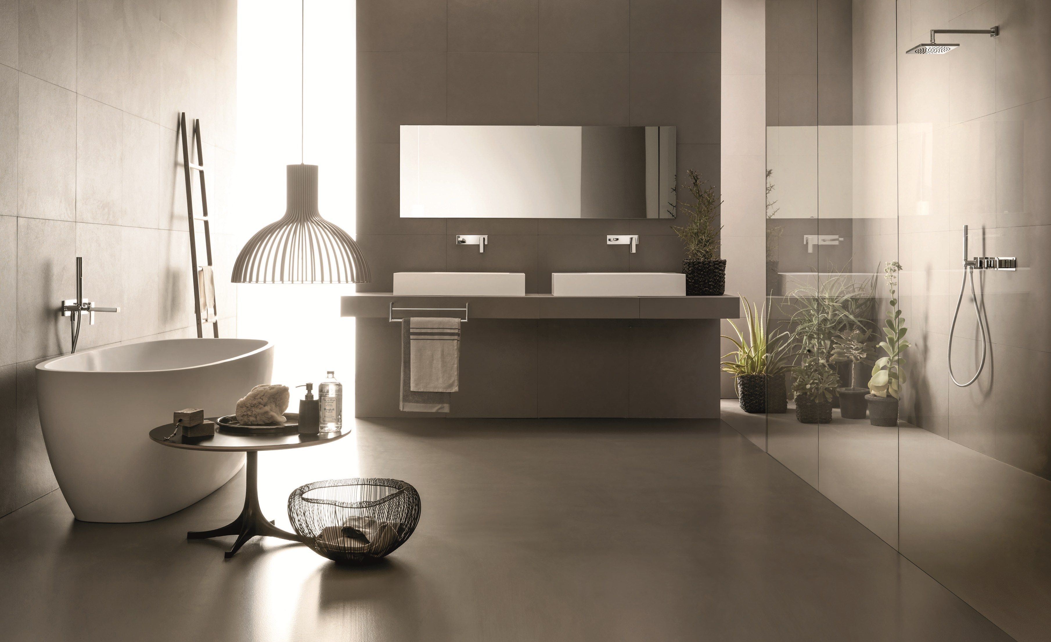 Настенный смеситель для раковины с пластиной Fantini Rubinetti MINT ARCH-00063445 - Вид №2