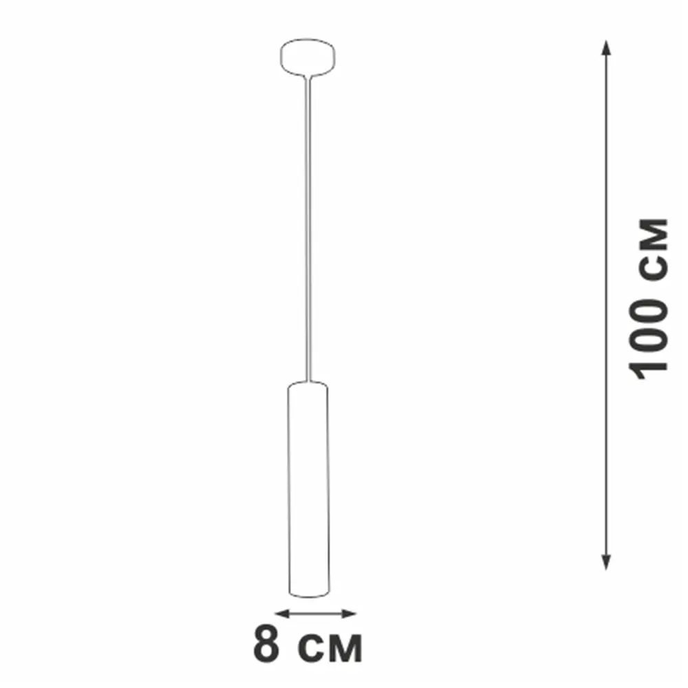 Светильник подвесной Vitaluce Ювента 1 лампа 2 м² цвет серый STLM-2065083 - Вид №10