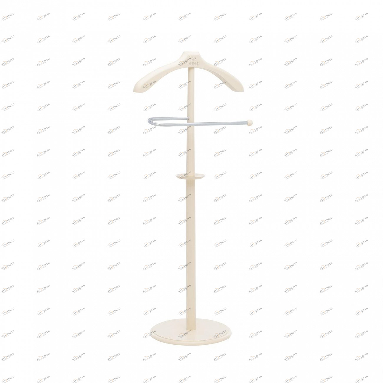 Вешалка напольная слоновая кость Leset "Бостон" IMPEX ДИЗАЙНЕРСКИЕ 00-3967343 Бежевый 