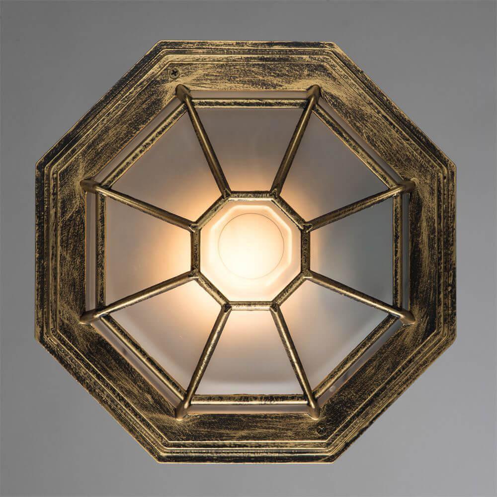 Уличный светильник потолочный коричневый Pegasus A3121PF-1BN ARTE LAMP PEGASUS 00-3898681 Белый;коричневый  - Вид №1