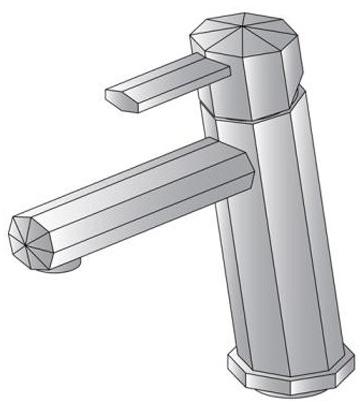 RUBINETTERIE STELLA Смеситель для умывальника Firenze 3222mc - Вид №3