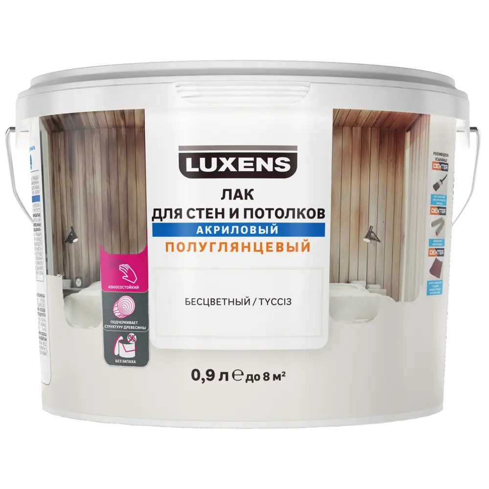 LUXENS Акриловый лак для деревянных стен и потолков 82607760 STLM-0031390