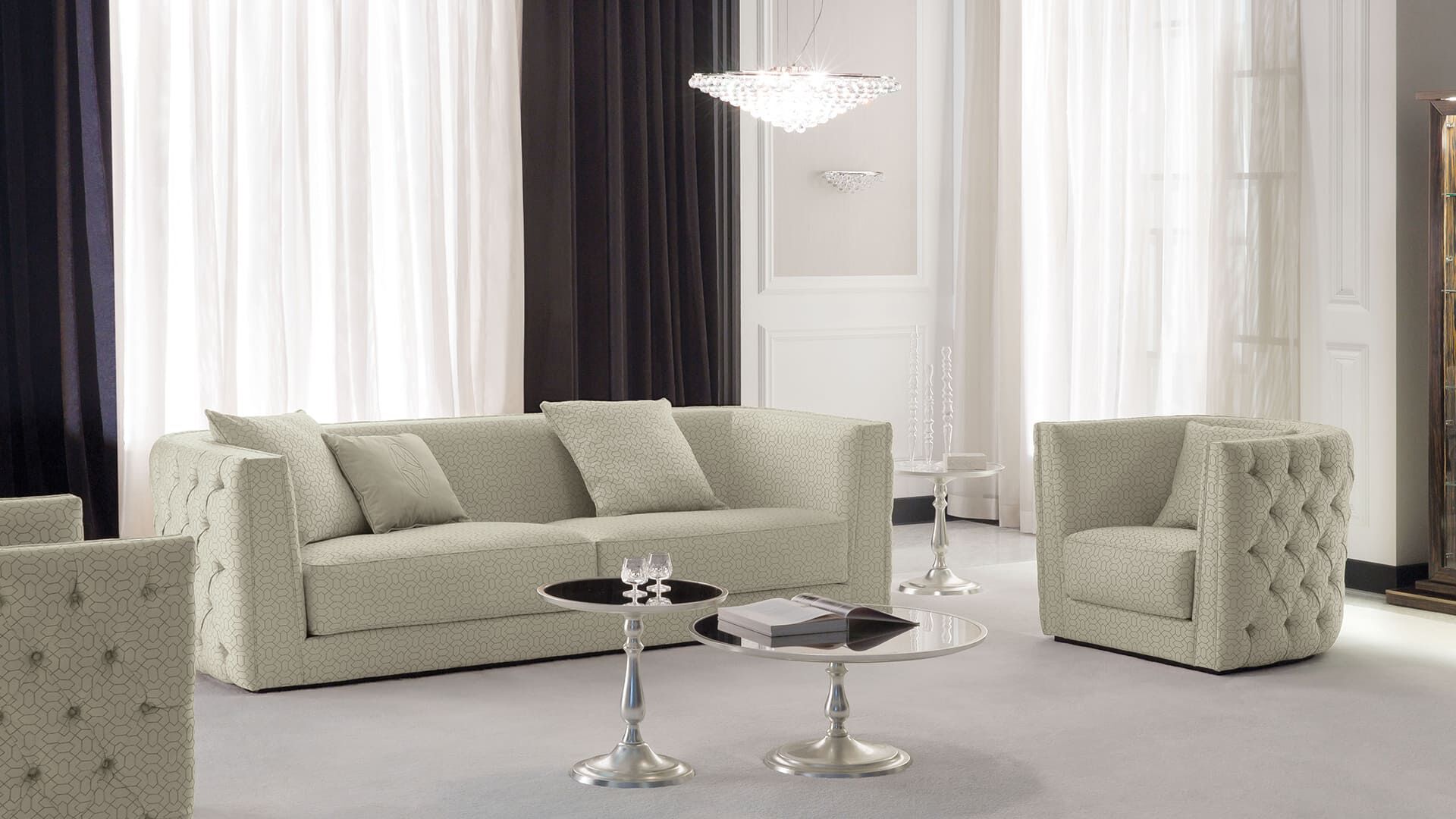 Капитонный диван OPERA CONTEMPORARY LEANDRO ARCH-00114418 - Вид №2