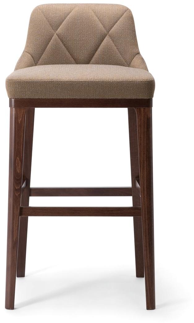 Tirolo Табурет из массива дерева и ткани со спинкой Gill 070 sg - Вид №1