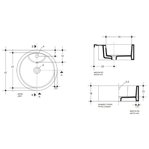 41810 Накладная раковина на столешницу  овальная Santreyd  - Вид №2