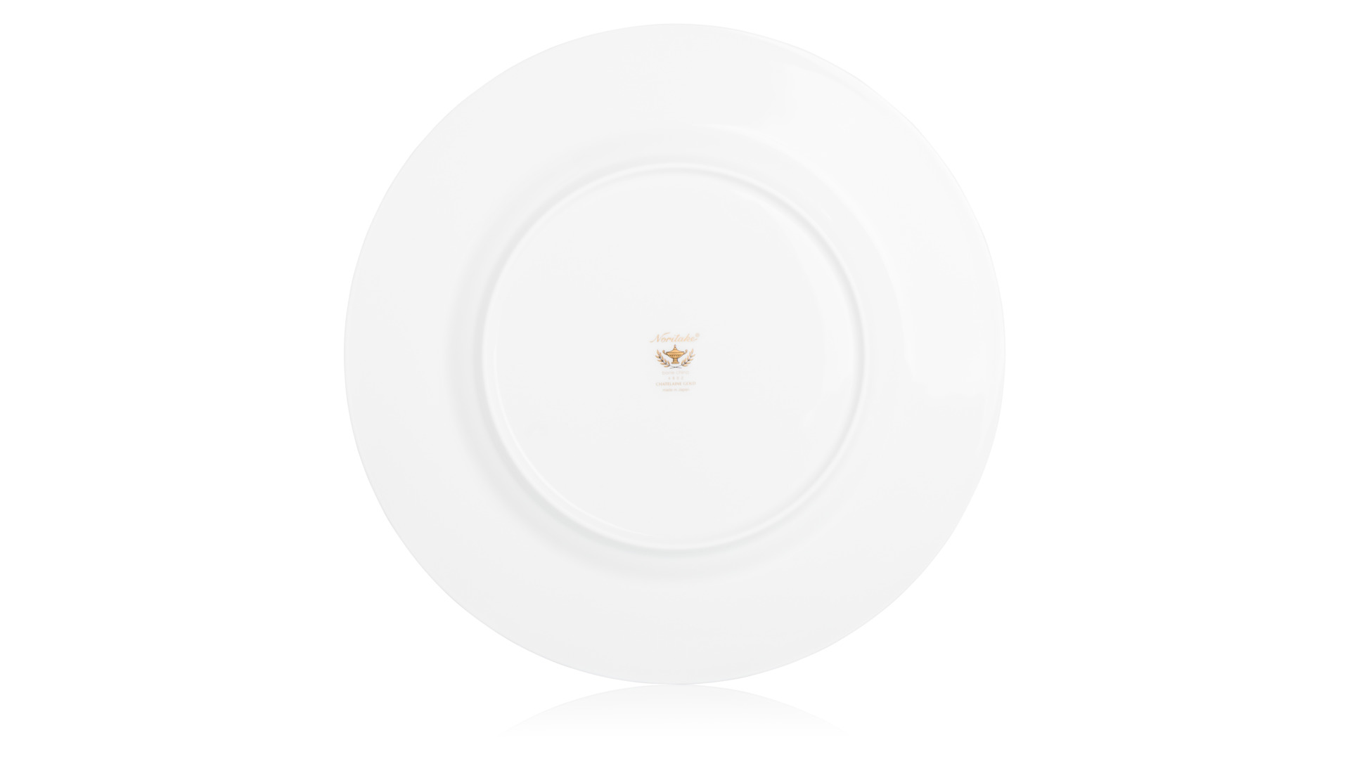 10654842 Noritake Набор тарелок обеденных Noritake "Чатлайн, золотой кант" 28см, 6 шт Фарфор костяной  - Вид №2