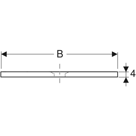 550.751.00.1 Квадратный душевой поддон Geberit Olona Geberit  - Вид №4