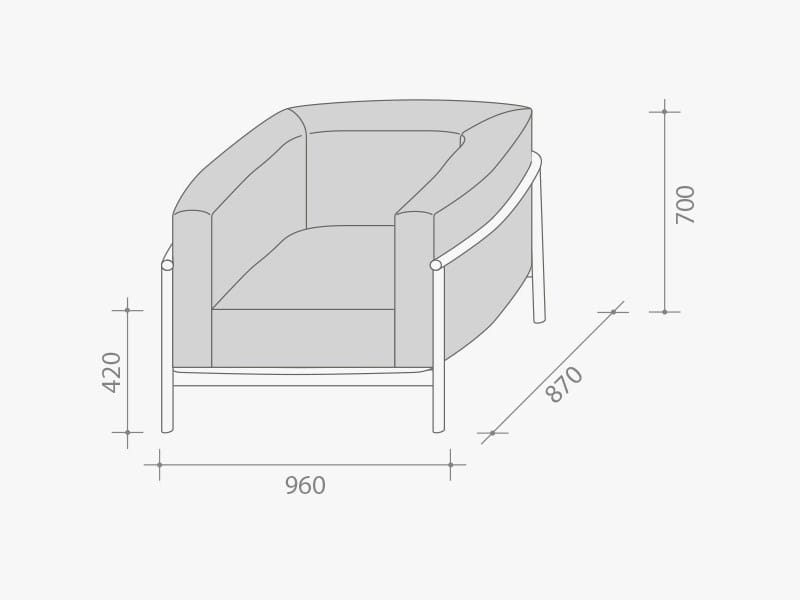 Кресло с подлокотниками Lema Тайки ARCH-00014126 - Вид №5