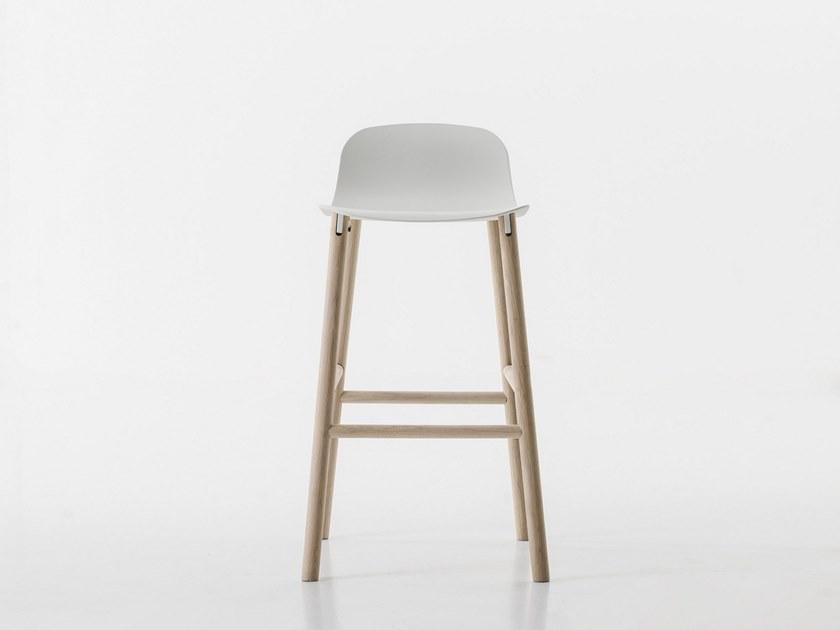 Kristalia Барный стул из полиуретана со спинкой Sharky sun-id-1443826 - Вид №11