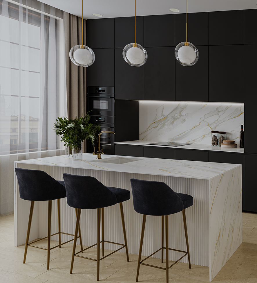 Бесконечная элегантность: керамический слэб STAROSLABS MATT STP-ST331 INCOLOR - Вид №2