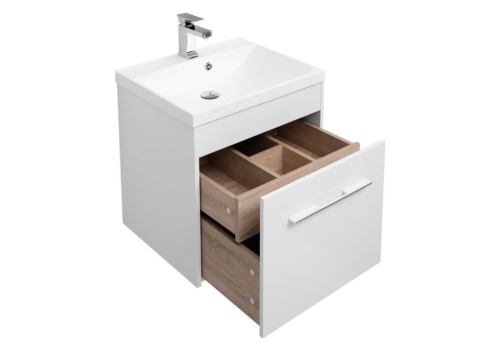 Мебель для ванной Aquanet Августа 58 белый 00225249 - Вид №3