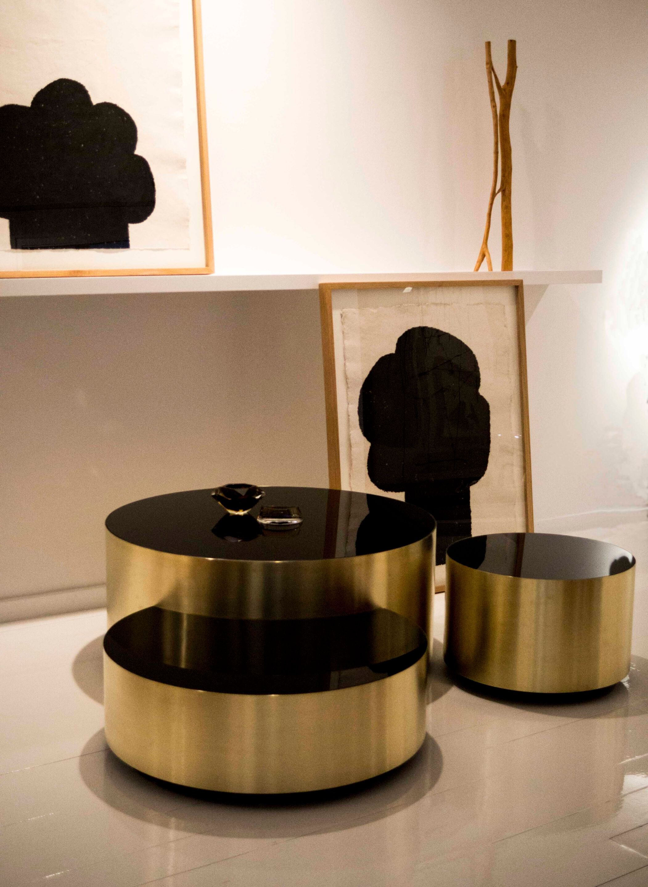 Набор журнальных столиков из ламинированного стекла и металла Jover+Valls Antique Boutique-Luna ARCH-00104161 - Вид №8