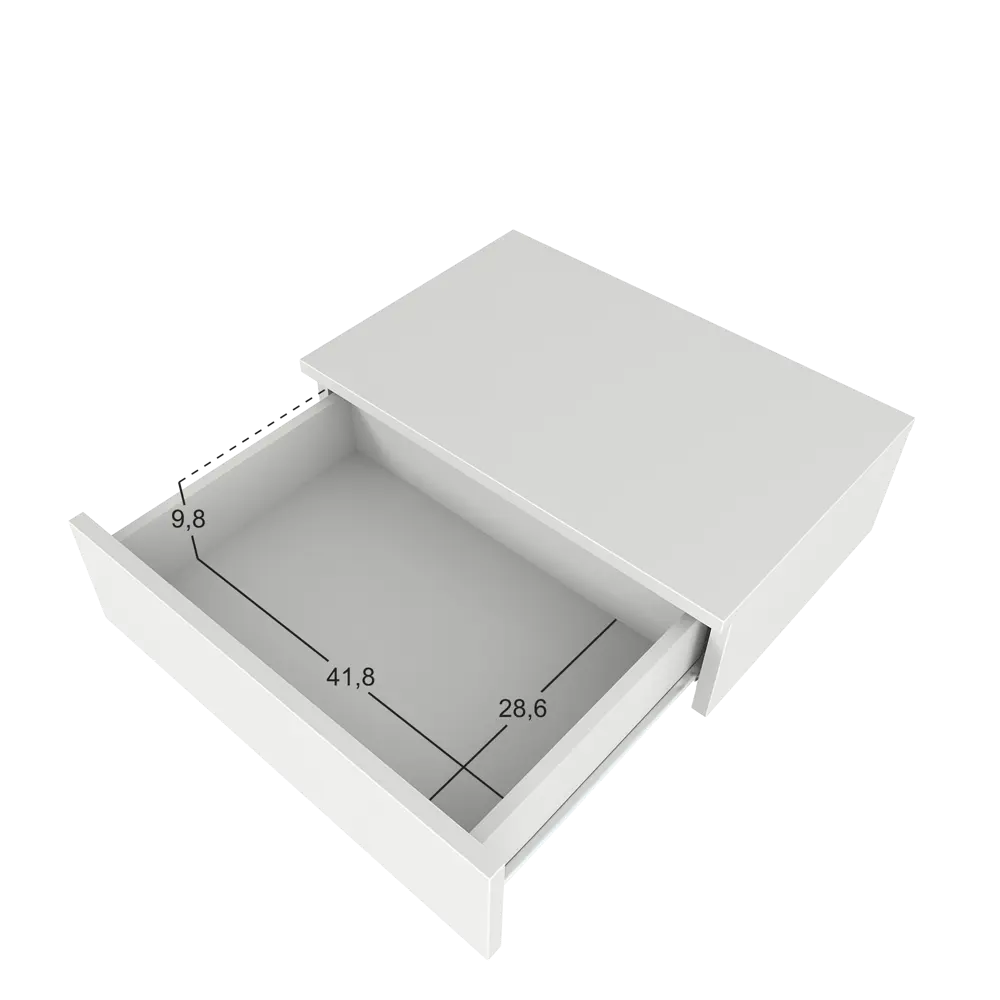 Консоль 50x15.5x33 см ЛДСП цвет белый Santreyd STLM-2040217 - Вид №5