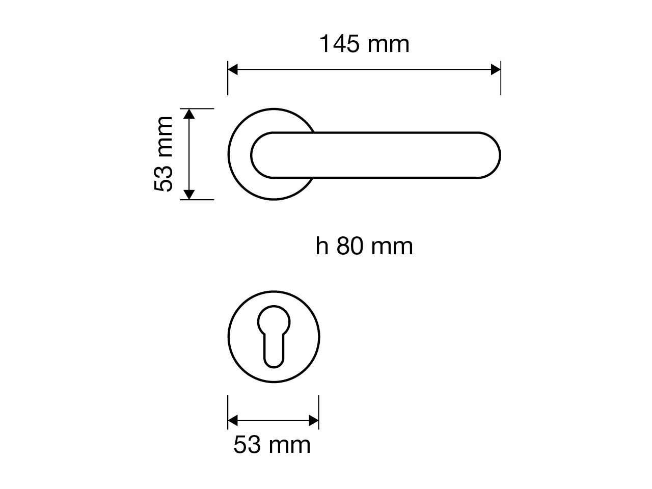 Латунная ручка с насадкой LINEA CALI' Jewel ARCH-00086902 - Вид №3