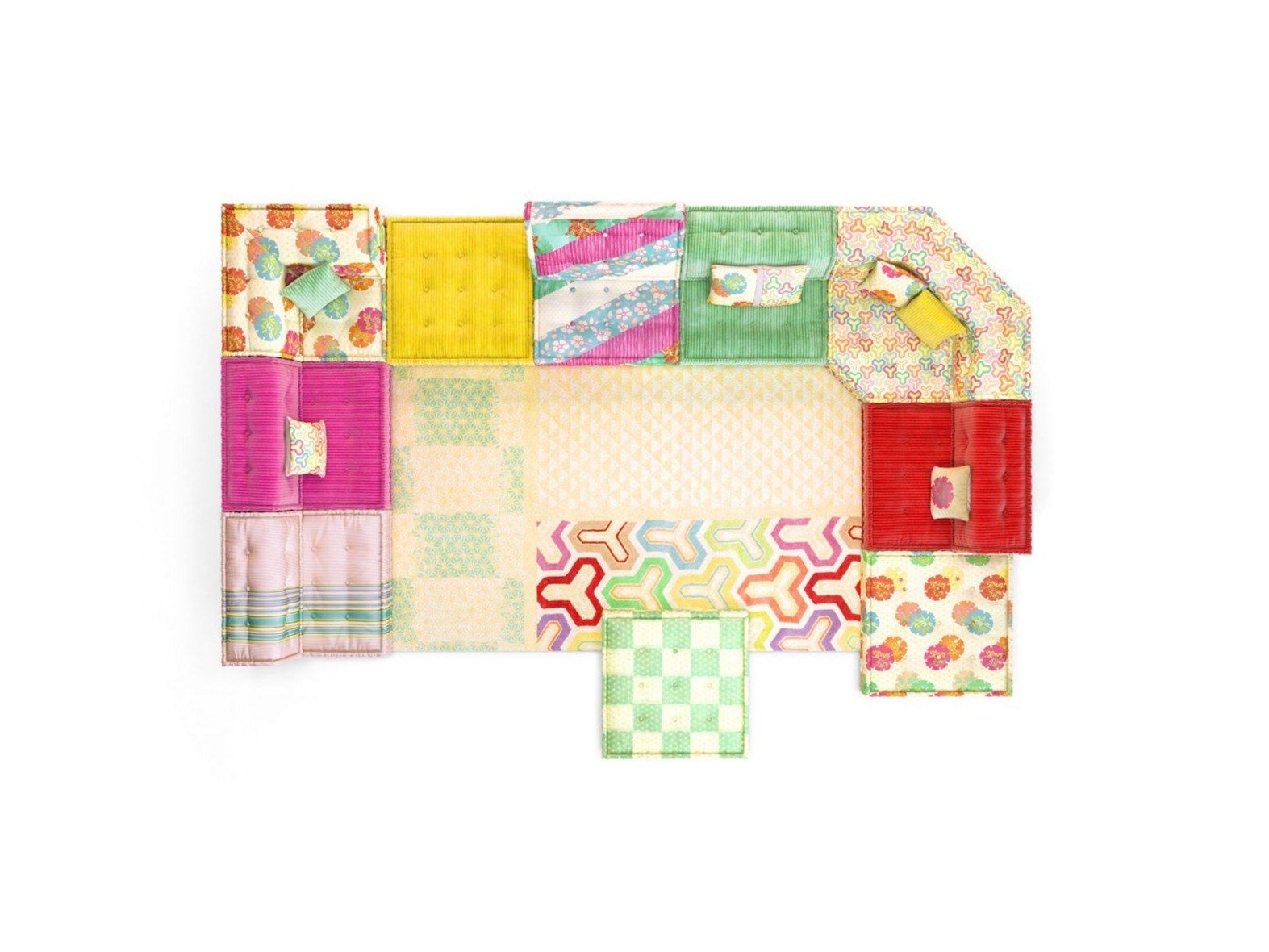 Угловой диван из ткани ROCHE BOBOIS Маджонг ARCH-00095462 - Вид №3