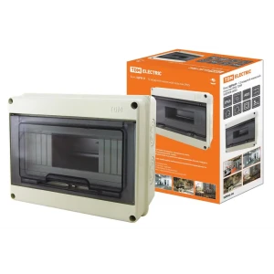 Распределительный щит навесной TDM ЩРН-П-12 на 12 модулей 89428265