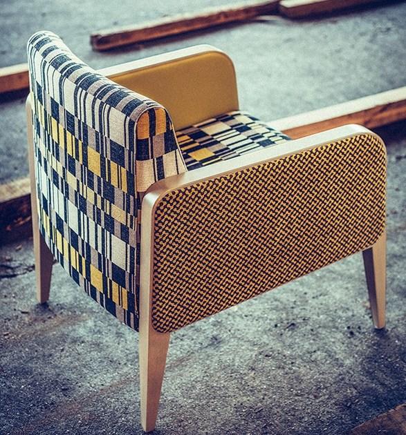 JMS Кресло из ткани с подлокотниками Magna M 738 - Вид №2