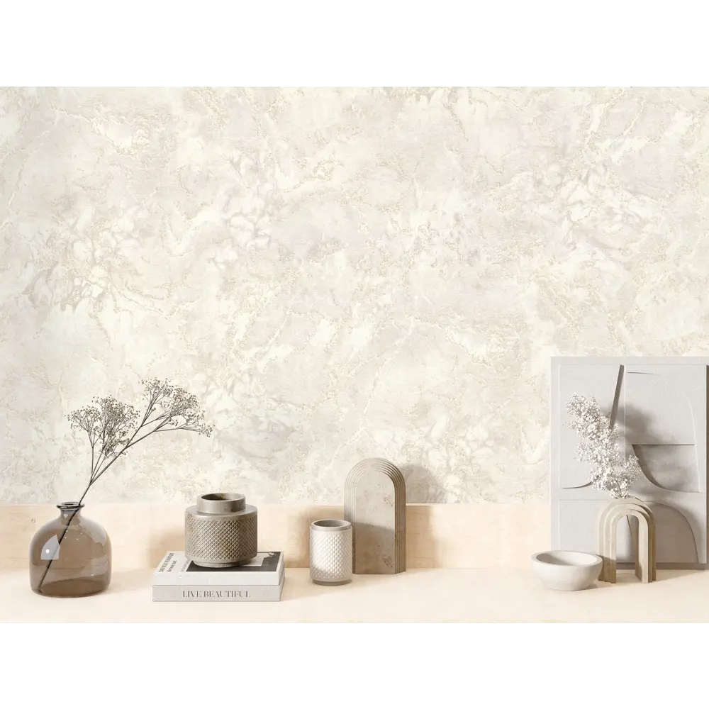 Обои флизелиновые Asc Wallpaper Amulet светло-бежевые 1.06 м 204361 STLM-2033530 - Вид №5