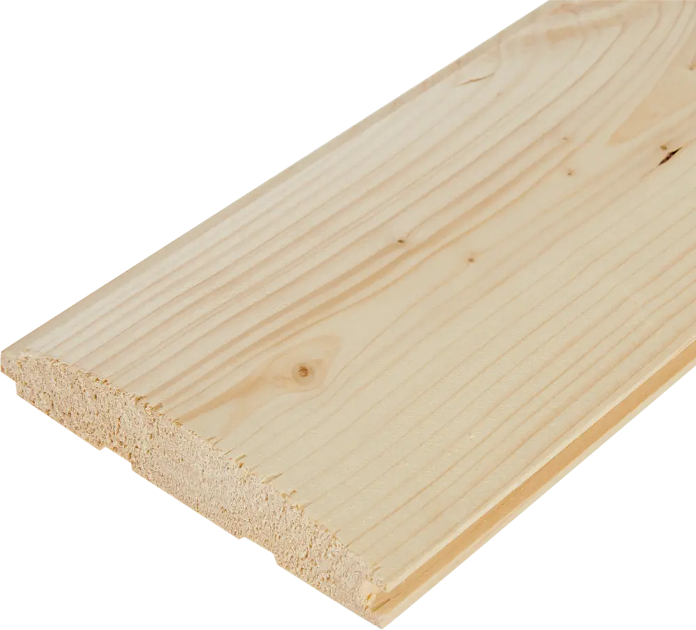 Santreyd Блок-хаус «Норма» - натуральная отделка под бревно 28×146×3000 мм 81947970