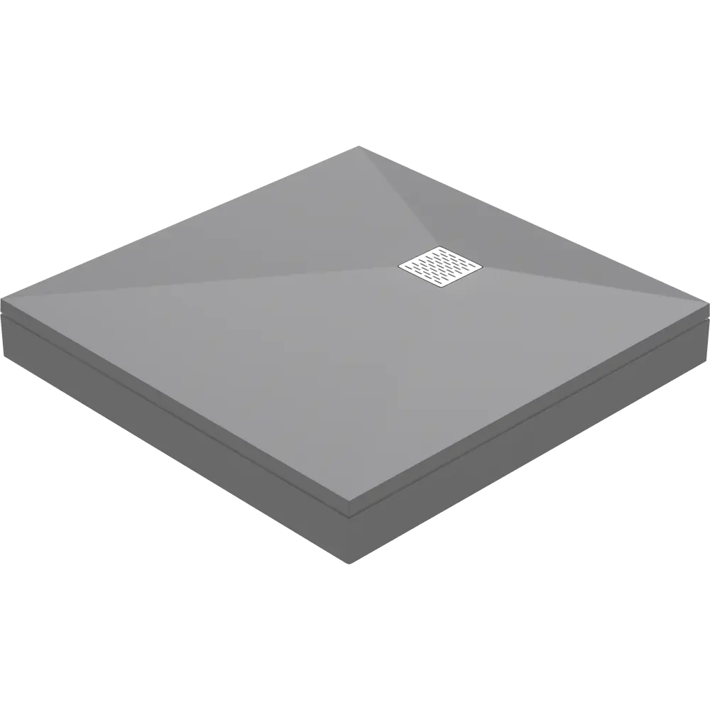 Экран для душевого поддона Keram 100x100 см, цвет грей Santreyd Essentia STLM-2026751 - Вид №1