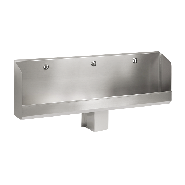 91043 Нержавеющий автоматический писсуаровый желоб с термодатчиком, 1800 мм, 24 В пост. SANELA 