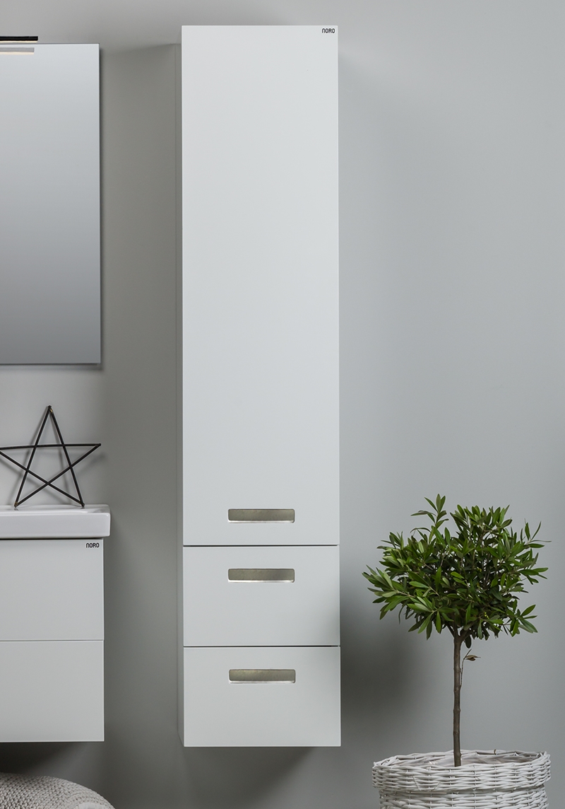 1259 Вставка В Ручку Перевозить Высокий Шкаф, Хром, Упаковка Из 3 Шт. Noro  Хром  - Вид №3