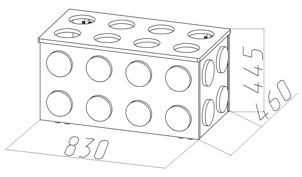 Ящик для игрушек "Леголенд" МАНДАРИН ЛЕГОЛЕНД 179564 Белый Santreyd  - Вид №2