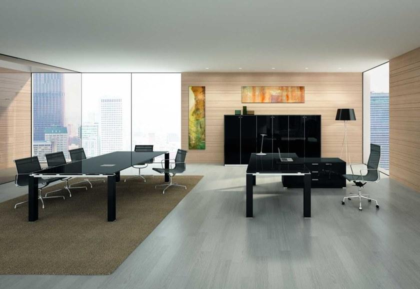 Bralco Прямоугольный стол для совещаний с системой управления кабелями Jet evo sun-id-1367186 - Вид №2