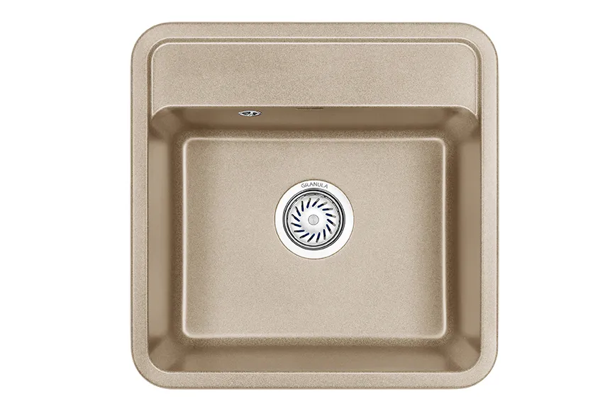 5001, БЕЖЕВЫЙ, кухонная мойка, СтандАРТ кварц GRANULA Standart 5001-ST34 - Вид №1
