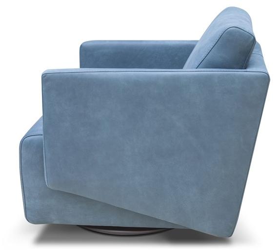 Rossini Sofas Вращающееся кресло с кожаной обивкой Freedom sun-id-1385918 - Вид №4