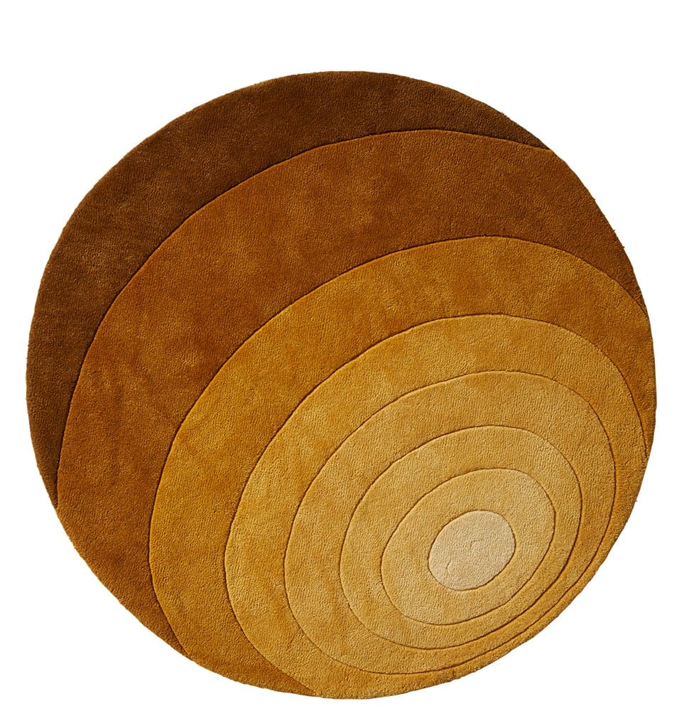 Круглый шерстяной ковер с геометрическим рисунком VERPAN Panton ARCH-00080520 - Вид №4