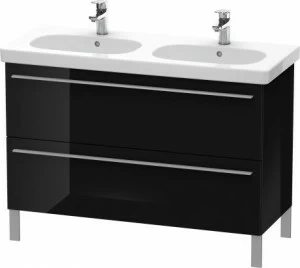 XL651804040 Тумбочка напольная X-Large #XL6518 1150 x 470 мм Черный глянцевый лак