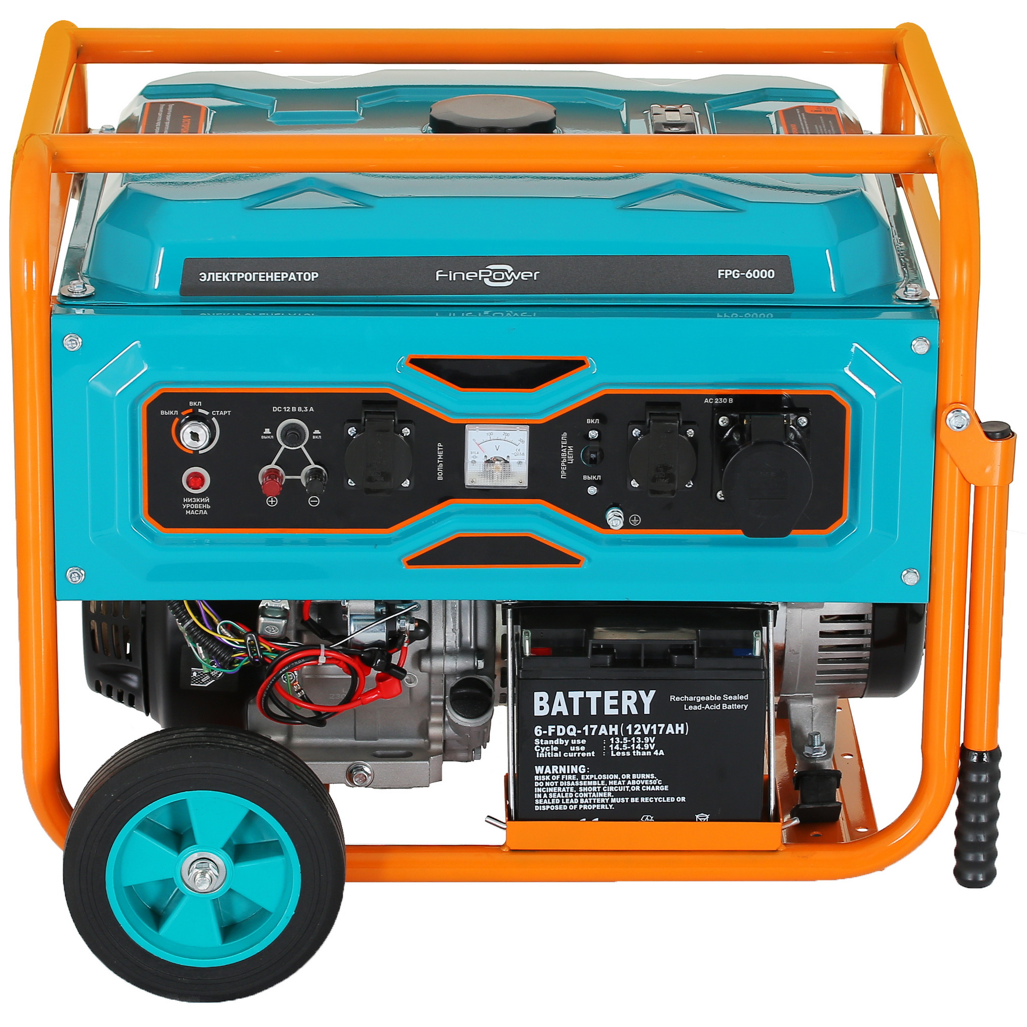 Электрогенератор   бензиновый FinePower FPG-6000 5077563 STDN-0151856 - Вид №1