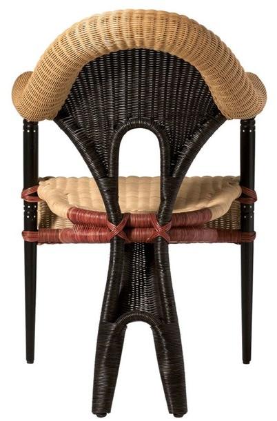 Driade Стул из ротанга с подлокотниками sun-id-1370476 - Вид №2