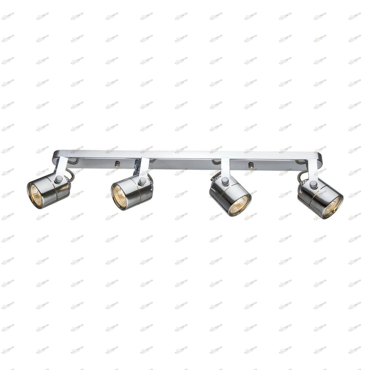 Спот потолочный цвета хром с 4 плафонами Arte Lamp Lente A1310PL-4CC ARTE LAMP 1310 00-3924384 Хром 