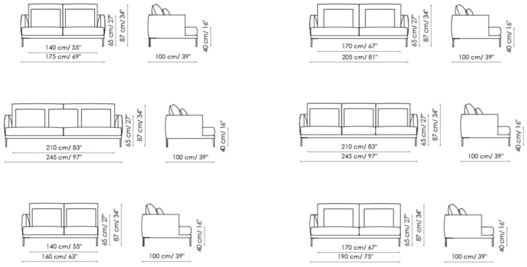 Bonaldo Диван с шезлонгом Paraiso sun-id-1489292 - Вид №1