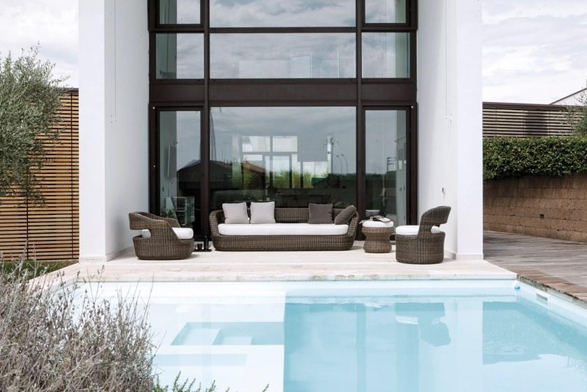 Unopiù Садовый диван 3 мест из waprolace® Eden Eddit - Вид №5