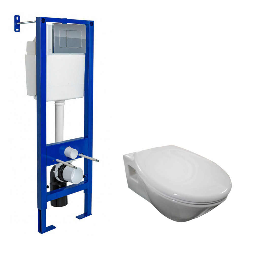 046331 Подвесной унитаз настенный Белый BERGES  Турция 