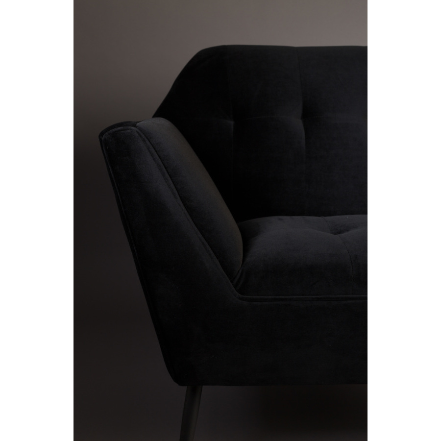 Кресло Kate черное низкое под бархат Dutchbone 3100062 - Вид №7