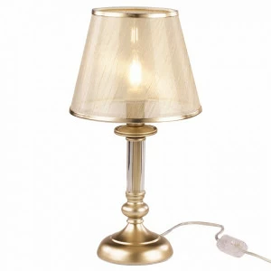 Лампа настольная золотая Ksenia FR2539TL-01G FREYA CLASSIC 00-3957293 Золото