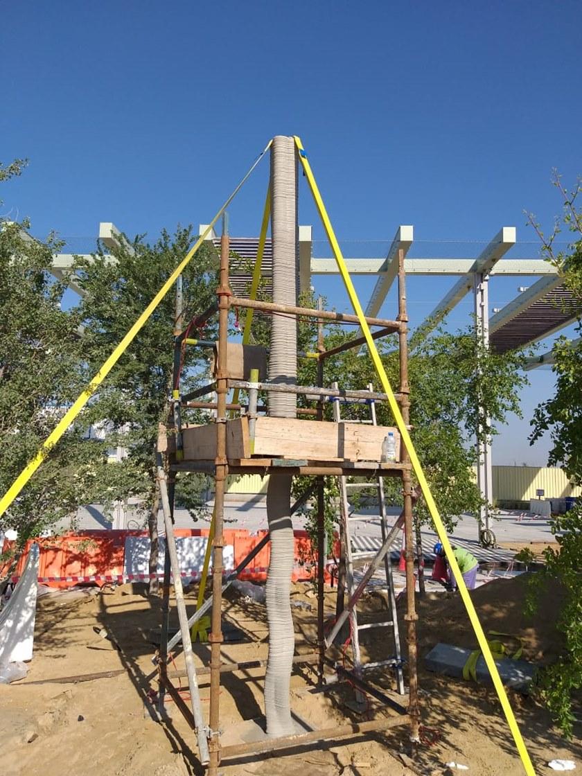 Concreative Многофункциональный столб из бетона с 3D-печатью  1903-040  - Вид №4