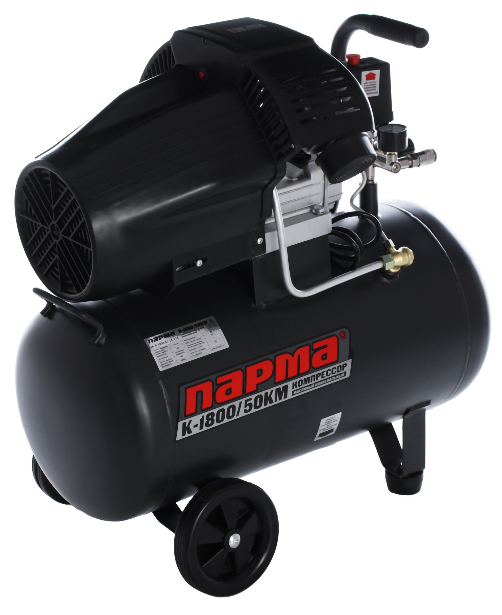 Компрессор поршневой масляный Парма K-1800/50КМ 1081888 STDN-0124601 - Вид №2