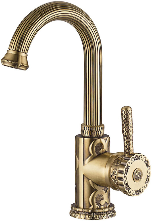 Смеситель ZorG Antic A 113U-BR для раковины, бронза